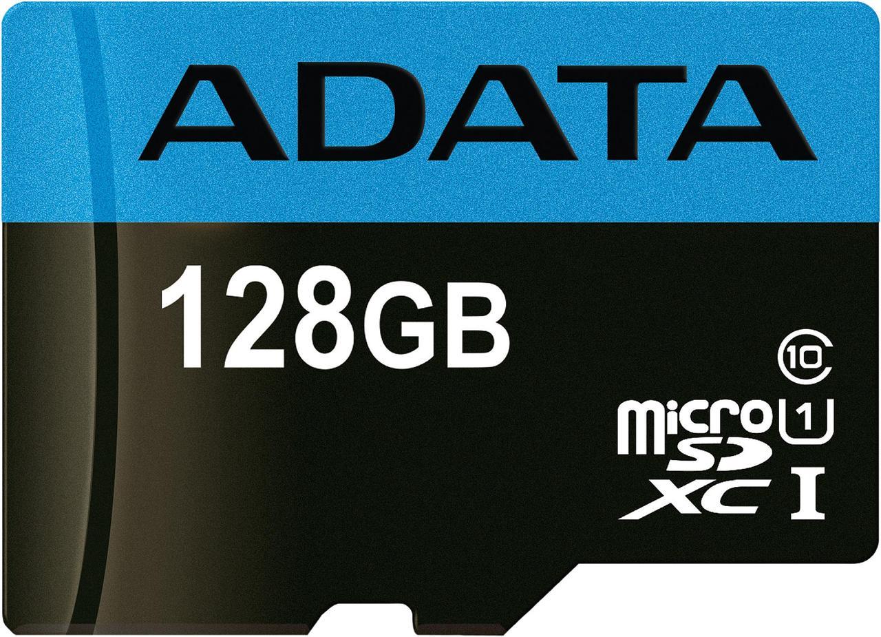 ADATA 128GB Premier microSDXC UHS-I / Class 10 Memory Card without Adapter, Speed Up to 85MB/s (AUSDX128GUICL10 85-R)