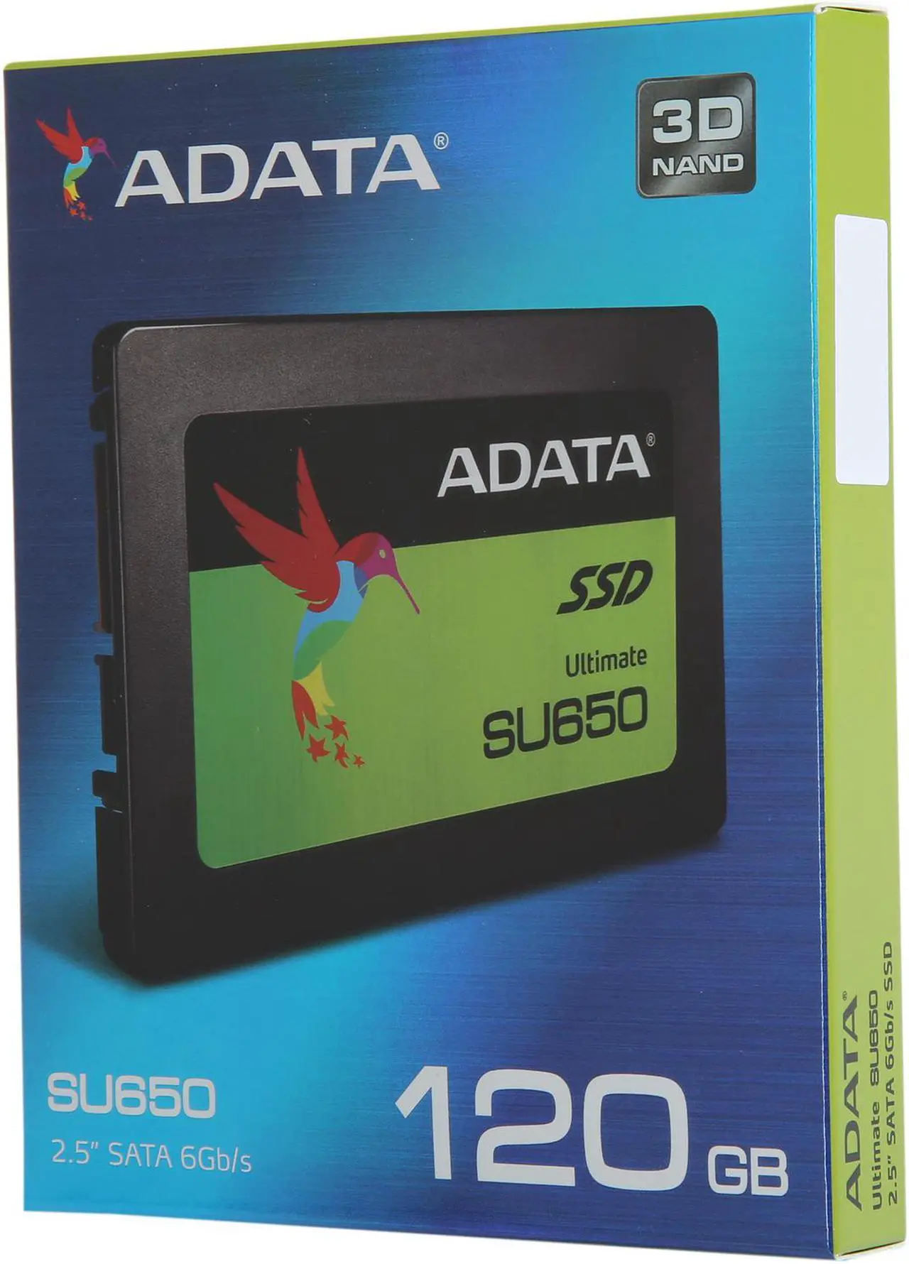 Alt view image 4 of 4 - ADATA Ultimate SU650 2.5" 120GB SATA III 3D NAND Internal Solid State Drive (SSD) ASU650SS-120GT-C