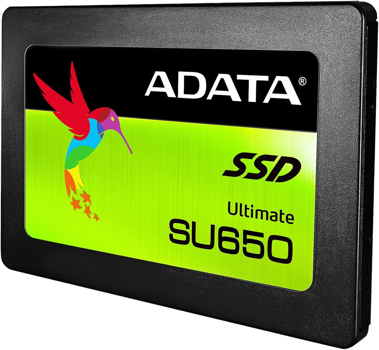 ADATA Ultimate SU650 2.5" 240GB SATA III 3D NAND Internal Solid State Drive (SSD) ASU650SS-240GT-C