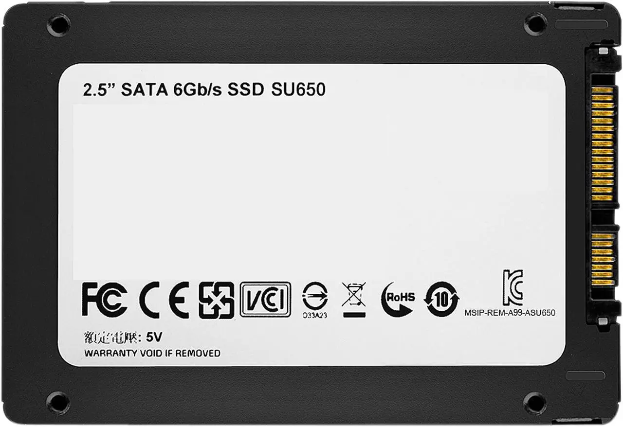 Alt view image 5 of 6 - ADATA Ultimate SU650 2.5" 480GB SATA III 3D NAND Internal Solid State Drive (SSD) ASU650SS-480GT-R