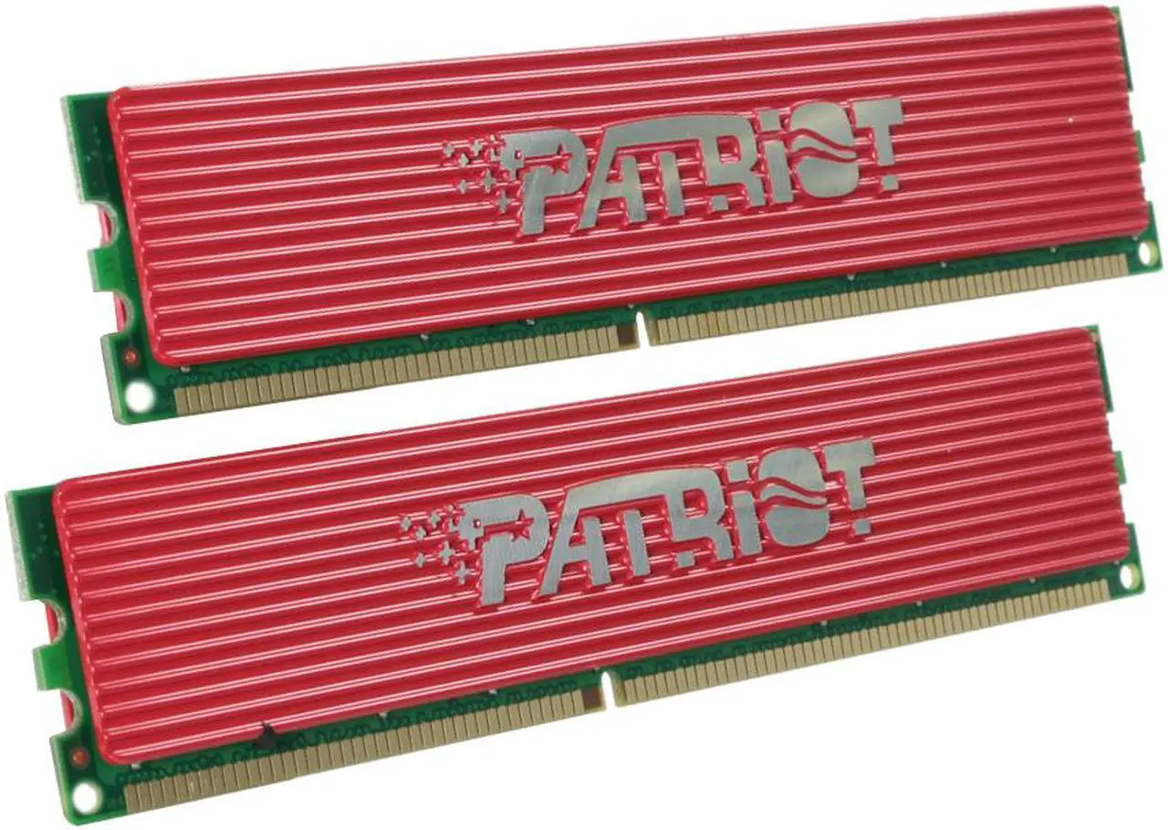 Main image of Patriot 2GB (2 x 1GB) DDR 400 (PC 3200) Dual Channel Kit Desktop Memory Model PDC2G3200LLK