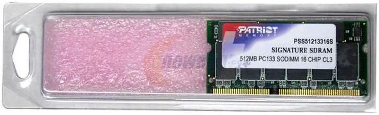 RAM 512MB PC133 SODIMM 144 Broches – Pour Portable, Neuve, Garantie à Vie