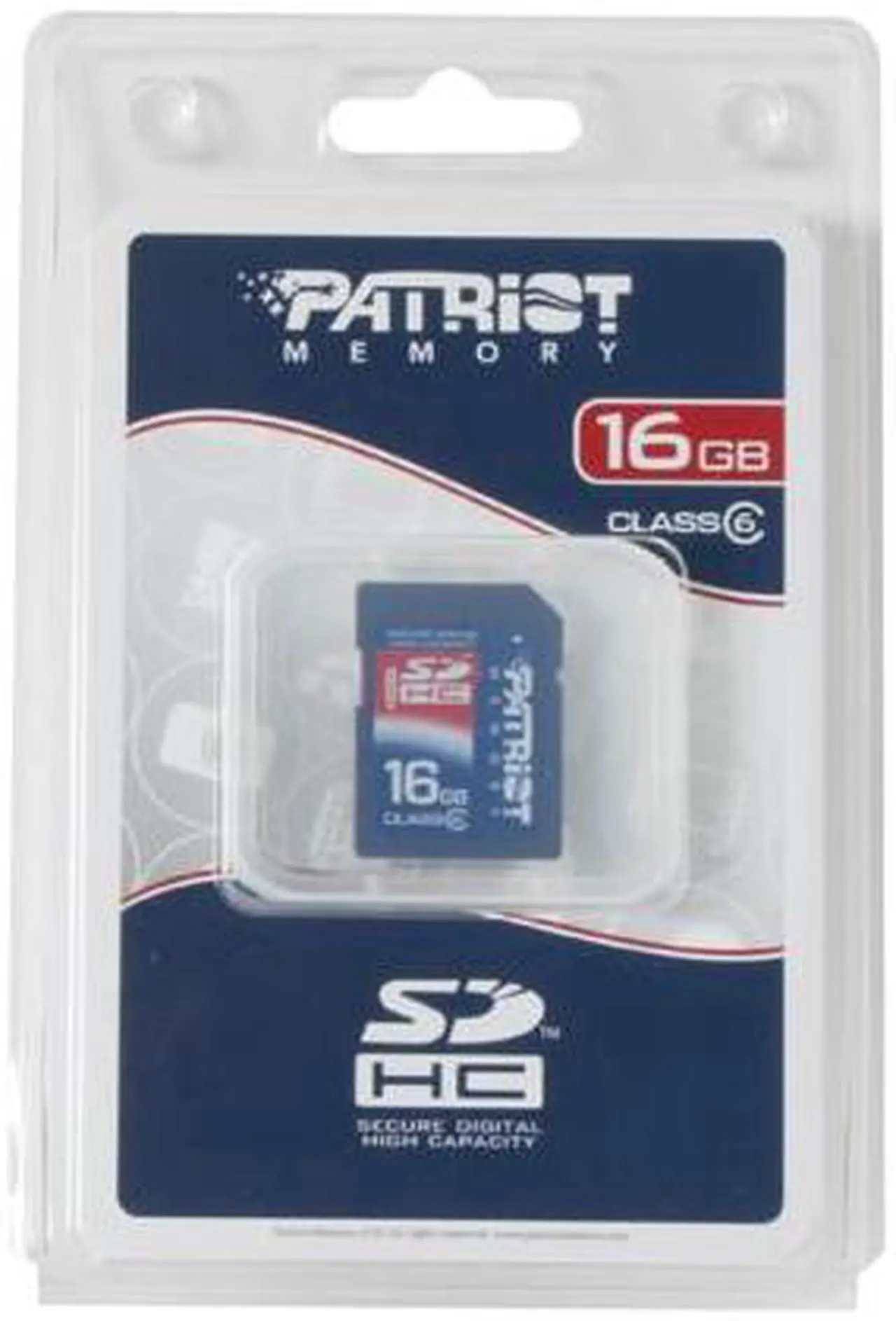 Alt view image 2 of 2 - Patriot 16GB Secure Digital High-Capacity (SDHC) Flash Card Model PSF16GSDHC6