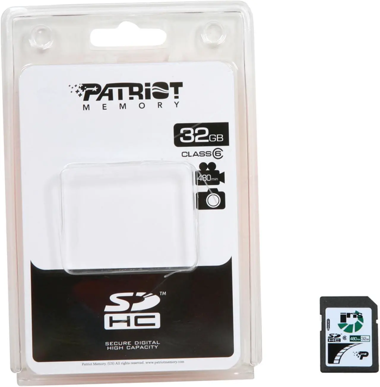 Alt view image 5 of 5 - Patriot Iris 32GB Secure Digital High-Capacity (SDHC) Flash Card Model PSF32GISDHC6