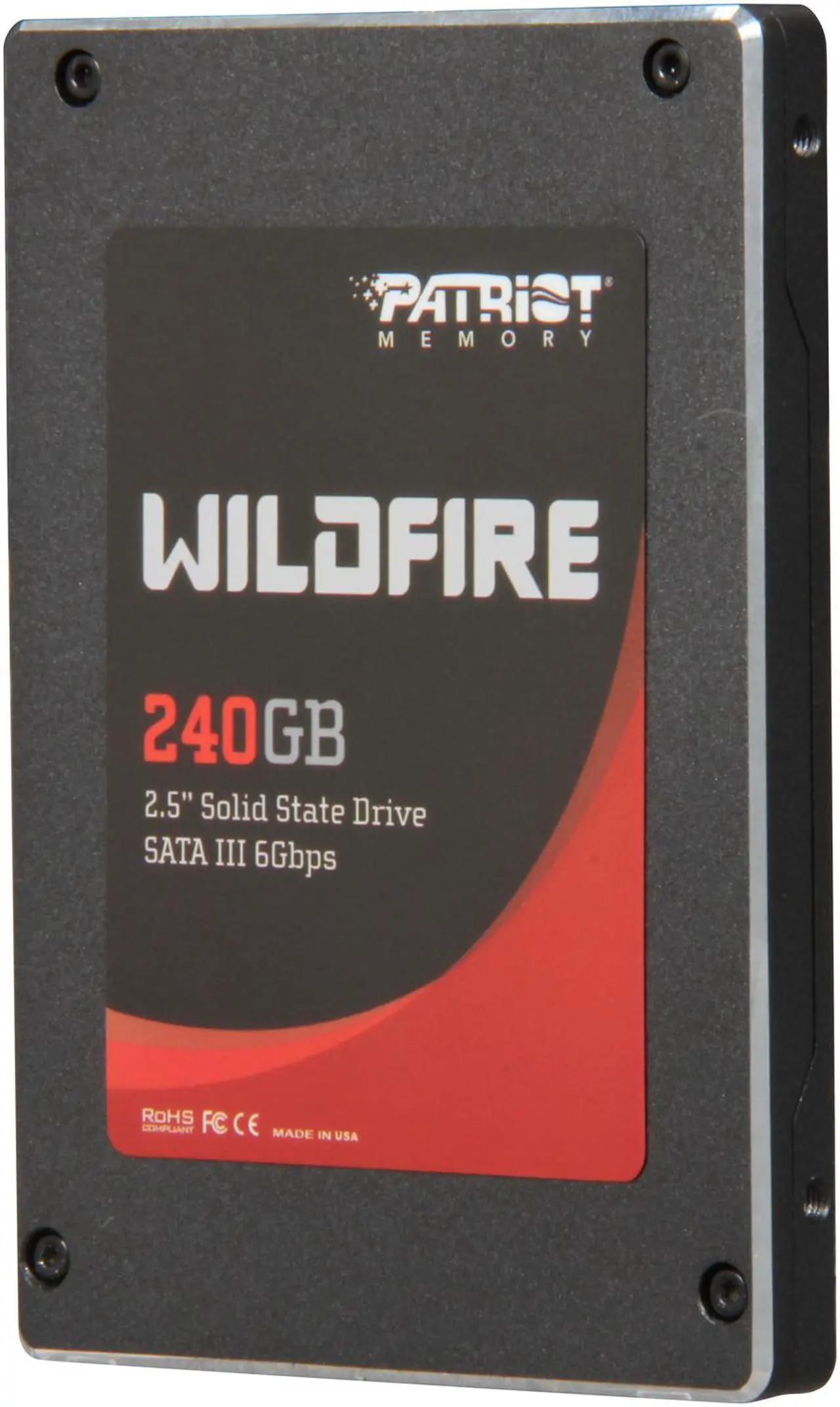 Alt view image 2 of 6 - Patriot Wildfire 2.5" 240GB SATA III MLC Internal Solid State Drive (SSD) PW240GS25SSDR
