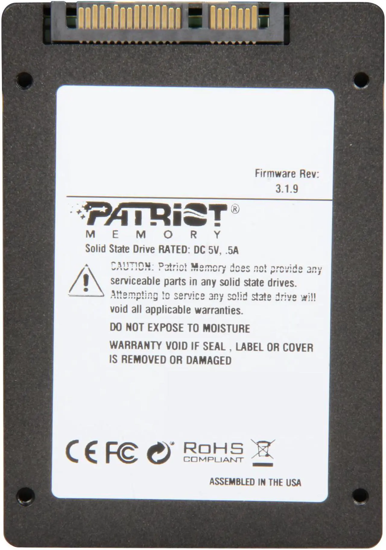 Alt view image 5 of 6 - Patriot Wildfire 2.5" 240GB SATA III MLC Internal Solid State Drive (SSD) PW240GS25SSDR