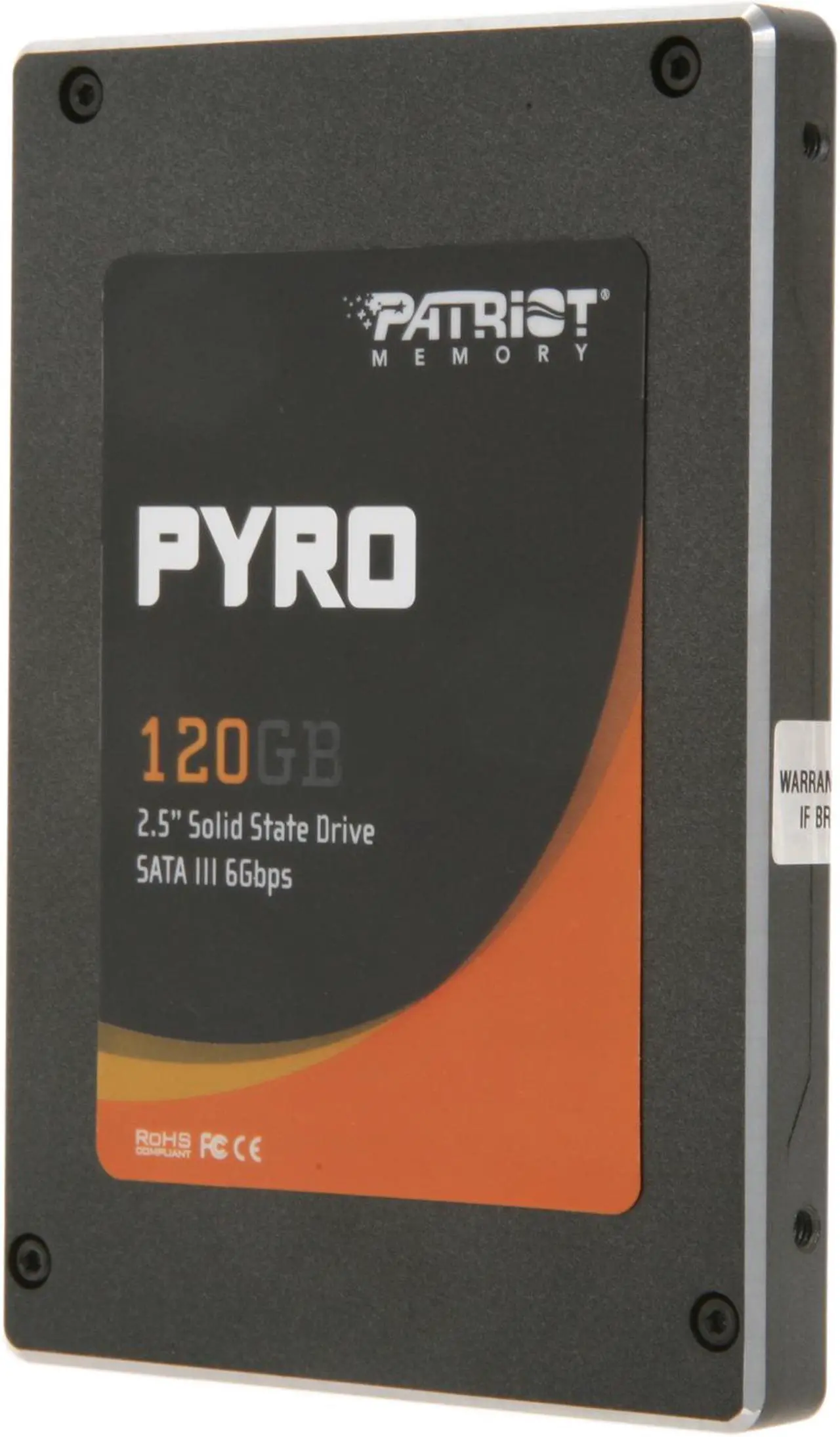 Alt view image 3 of 7 - Patriot Pyro 2.5" 120GB SATA III MLC Internal Solid State Drive (SSD) PP120GS25SSDR