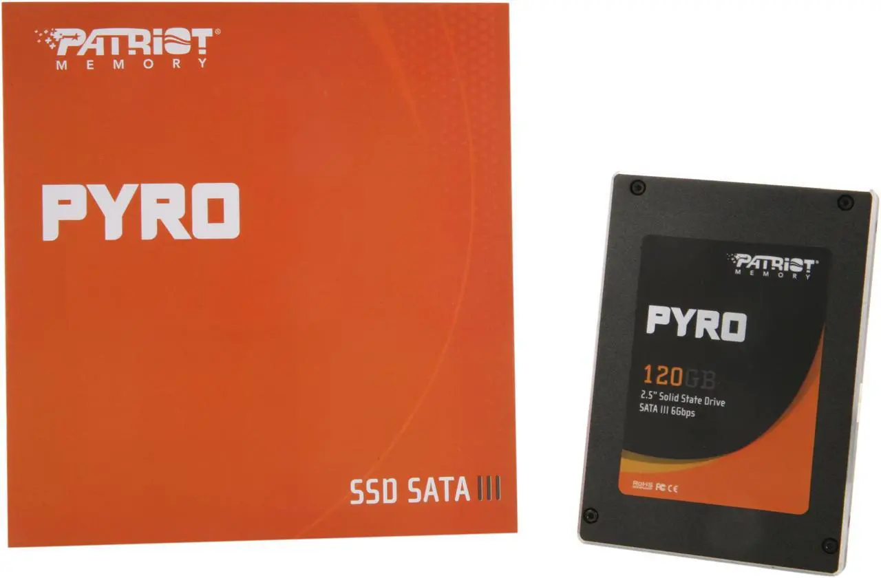 Alt view image 7 of 7 - Patriot Pyro 2.5" 120GB SATA III MLC Internal Solid State Drive (SSD) PP120GS25SSDR