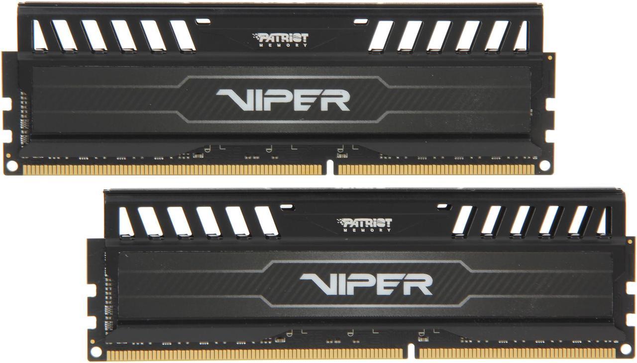 Patriot Viper 3 8GB (2 x 4GB) 240-Pin PC RAM DDR3 1600 (PC3 12800) Desktop Memory Model PV38G160C9K