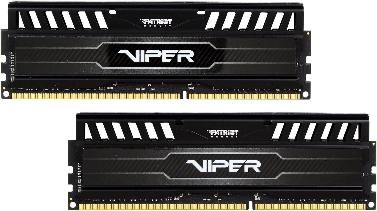 Patriot Viper 3 16GB (2 x 8GB) 240-Pin PC RAM DDR3 1600 (PC3 12800) Desktop Memory Model PV316G160C9K