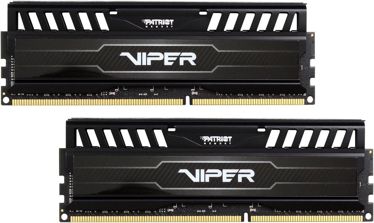 Patriot Viper 3 16GB (2 x 8GB) DDR3 1600 (PC3 12800) Desktop Memory Model PV316G160C0K