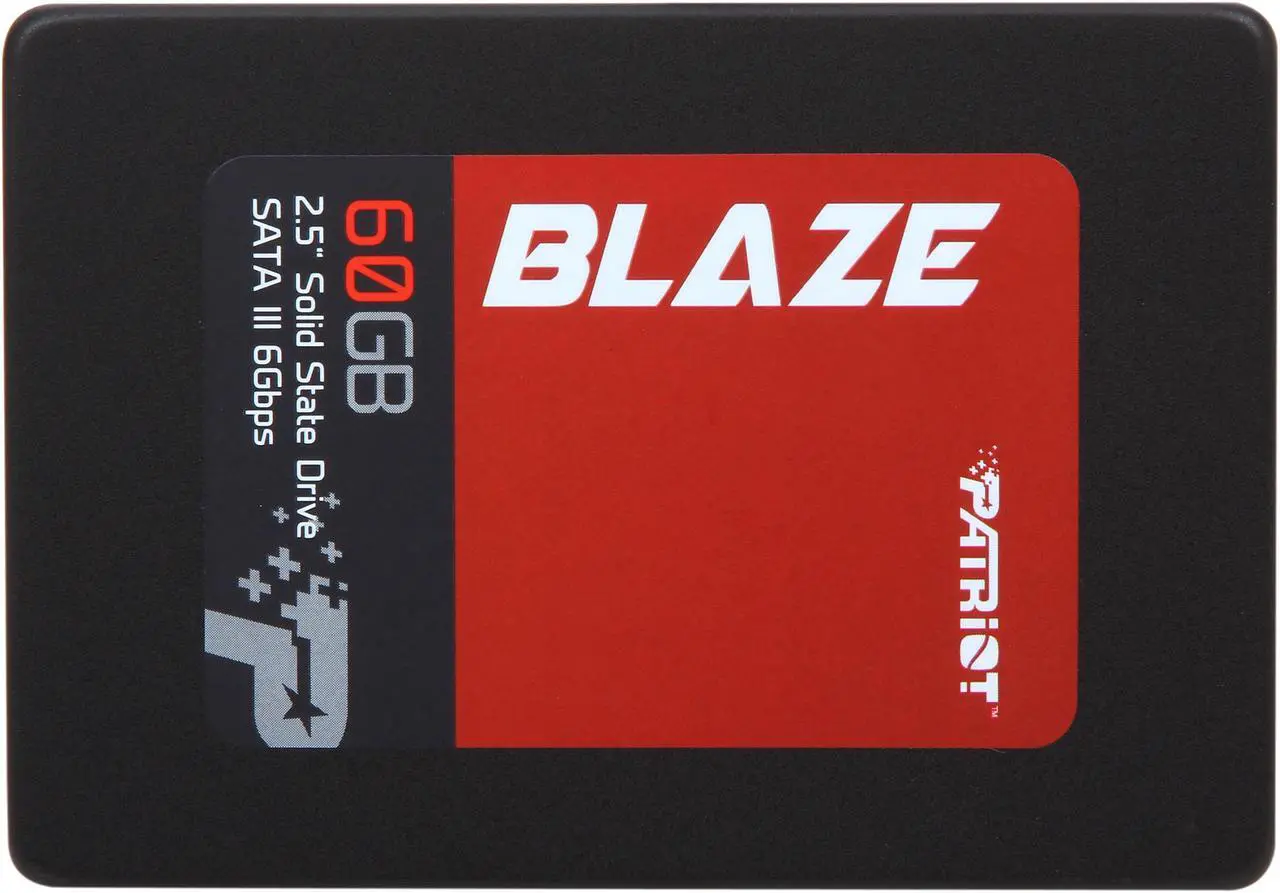 Alt view image 3 of 5 - Patriot Blaze 2.5" 60GB SATA III Internal Solid State Drive (SSD) PB60GS25SSDR