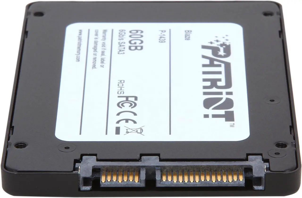 Alt view image 5 of 5 - Patriot Blaze 2.5" 60GB SATA III Internal Solid State Drive (SSD) PB60GS25SSDR