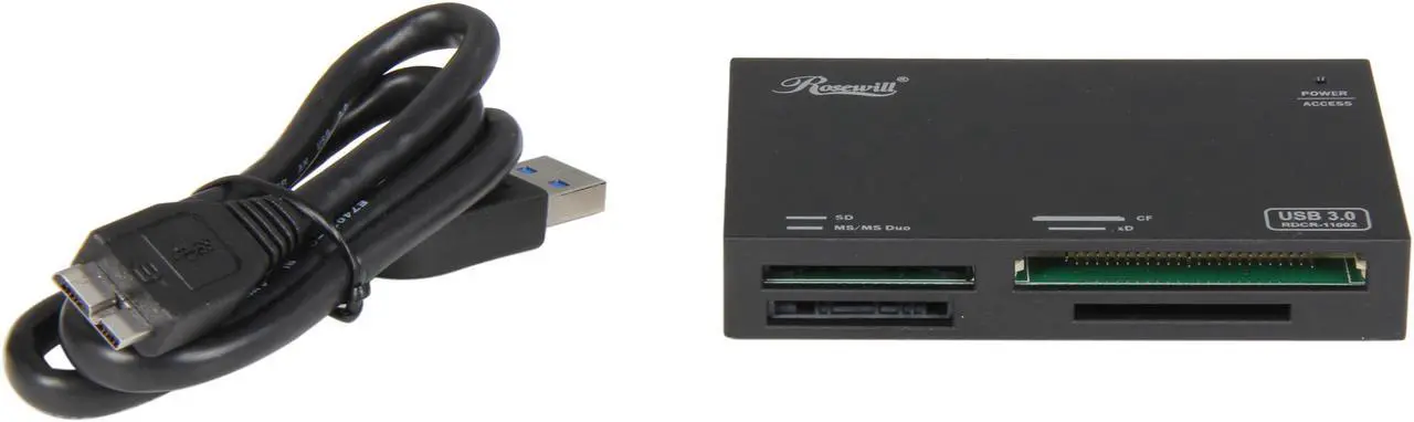 Alt view image 6 of 6 - Rosewill RDCR-11002 All-in-one USB 3.0 Card Reader
