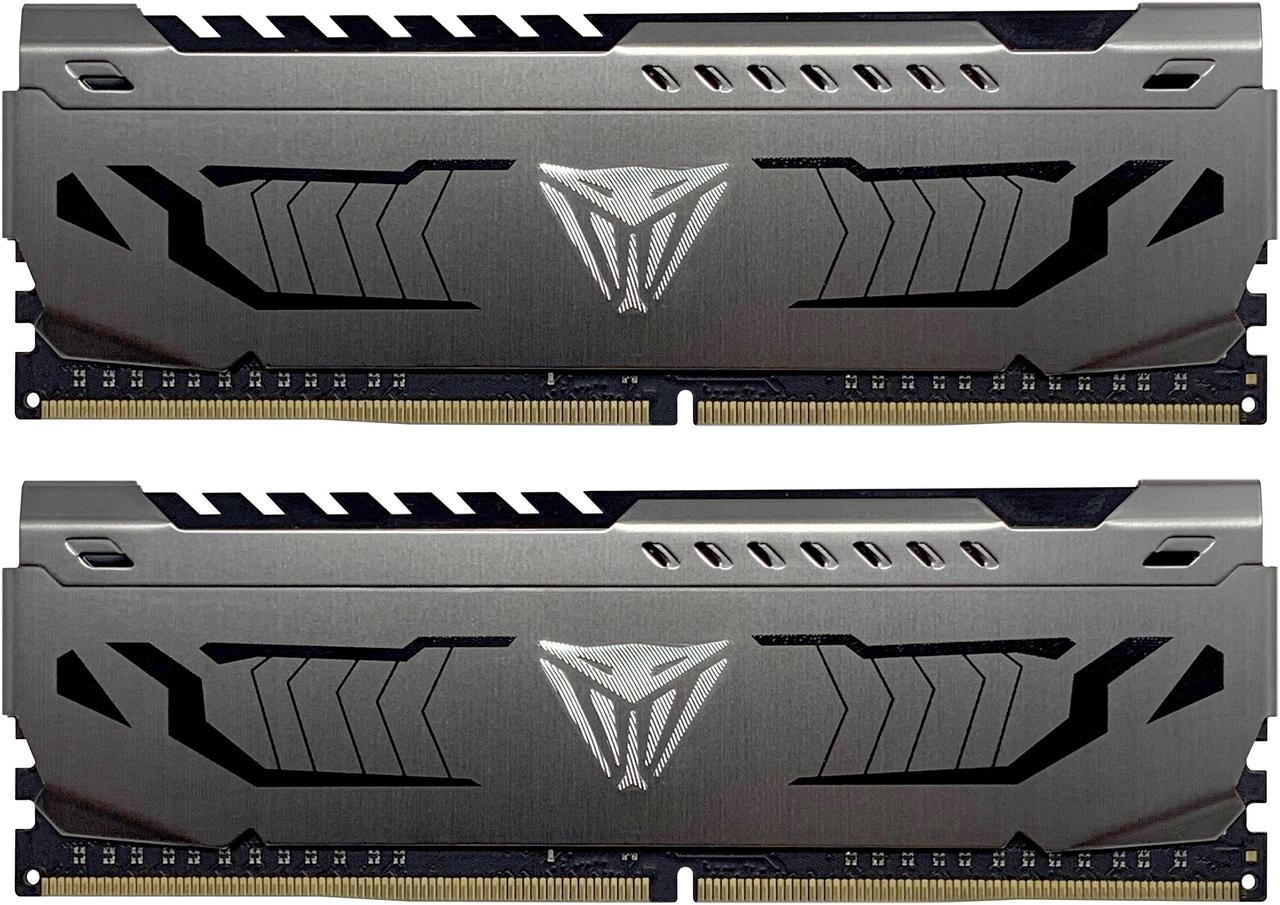 Patriot Viper Steel 16GB (2 x 8GB) 288-Pin PC RAM DDR4 3200 (PC4 25600) Desktop Memory Model PVS416G320C6K