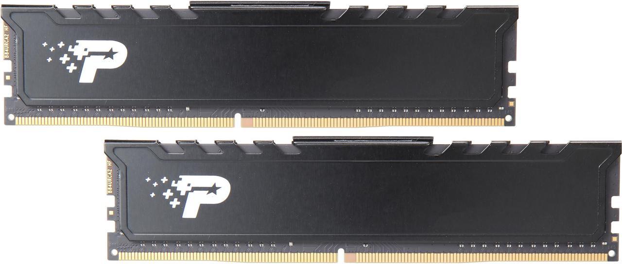 Patriot Signature Line Premium 16GB (2 x 8GB) DDR4 2666 (PC4 21300) Desktop Memory Model PSP416G2666KH1