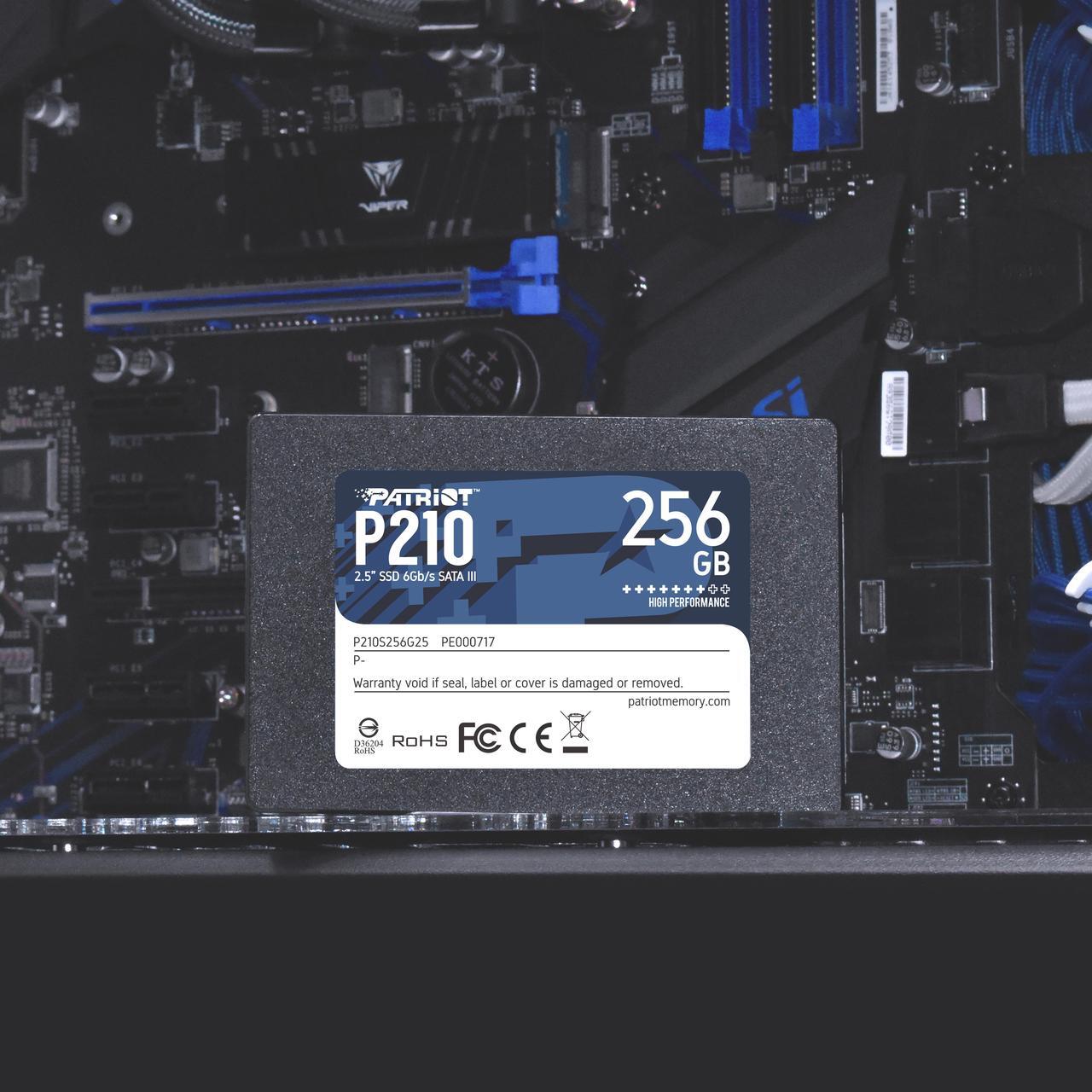 Alt view image 5 of 5 - Patriot P210 2.5" 256GB SATA III TLC Internal Solid State Drive (SSD) P210S256G25