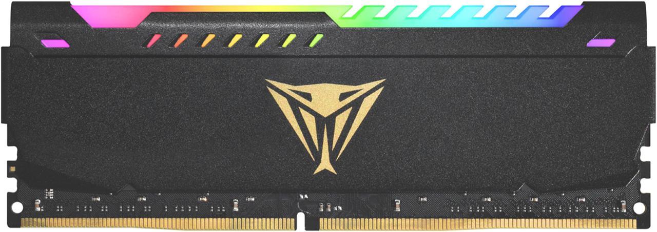 Patriot Viper Steel RGB 16GB 288-Pin PC RAM DDR4 3600 (PC4 28800) Desktop Memory Model PVSR416G360C0