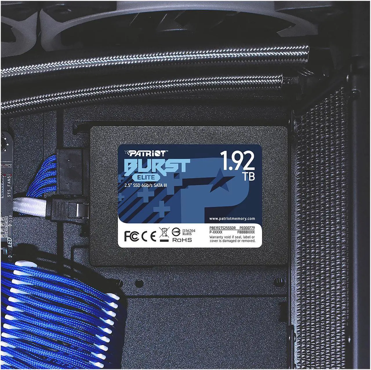Alt view image 5 of 8 - Patriot Burst Elite 2.5" 1.92TB SATA III Internal Solid State Drive (SSD) PBE192TS25SSDR