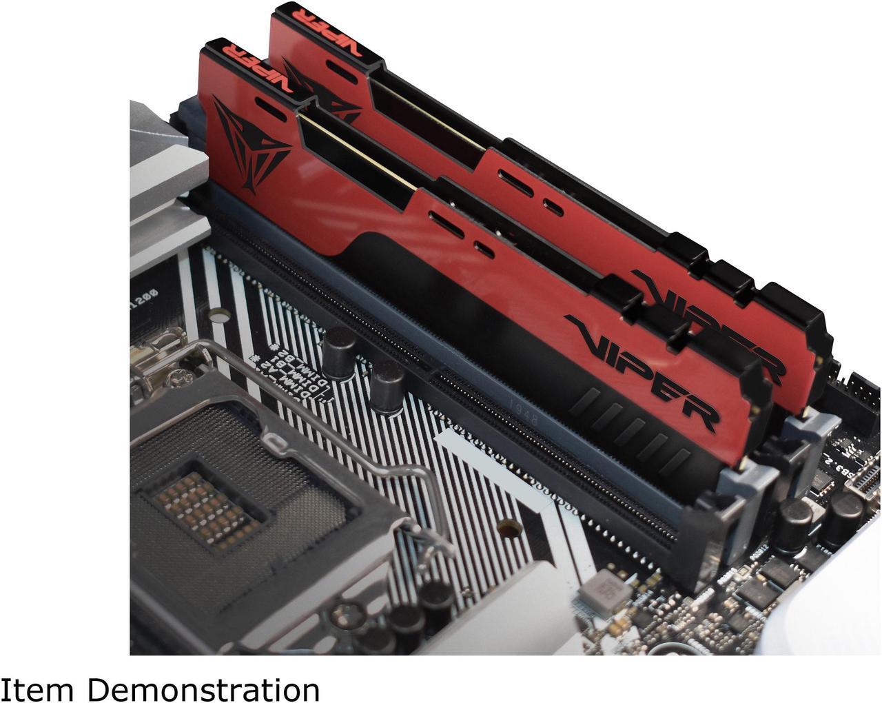 Alt view image 5 of 10 - Patriot Viper Elite II 16GB 288-Pin PC RAM DDR4 3600 (PC4 28800) Desktop Memory Model PVE2416G360C0