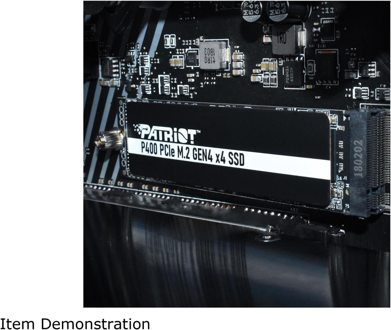 Alt view image 8 of 10 - Patriot P400 M.2 2280 1TB PCI-Express 4.0 x4, NVMe 1.3 Internal Solid State Drive (SSD) P400P1TBM28H