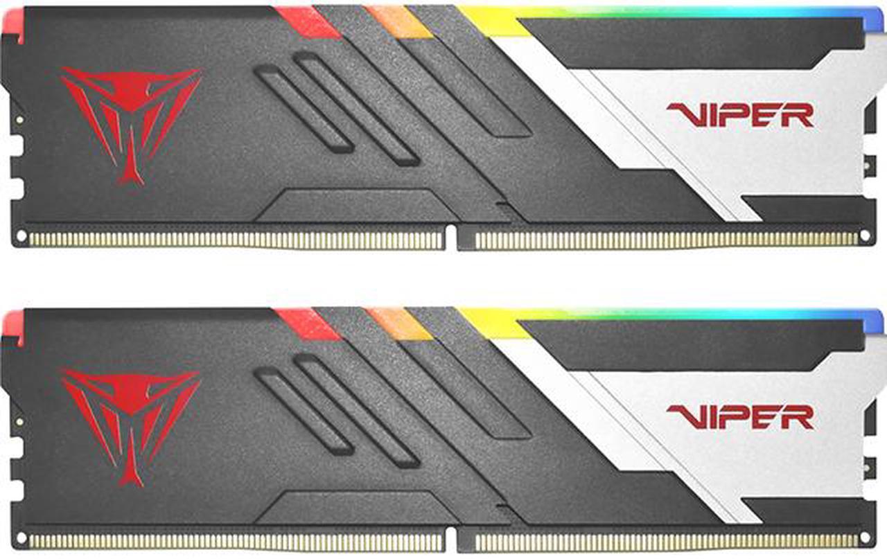 Patriot Viper Venom RGB 32GB (2 x 16GB) 288-Pin PC RAM DDR5 5600 (PC5 44800) Desktop Memory Model PVVR532G560C36K