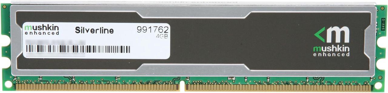 Mushkin Enhanced Silverline 4GB DDR2 800 (PC2 6400) Desktop Memory Model 991762