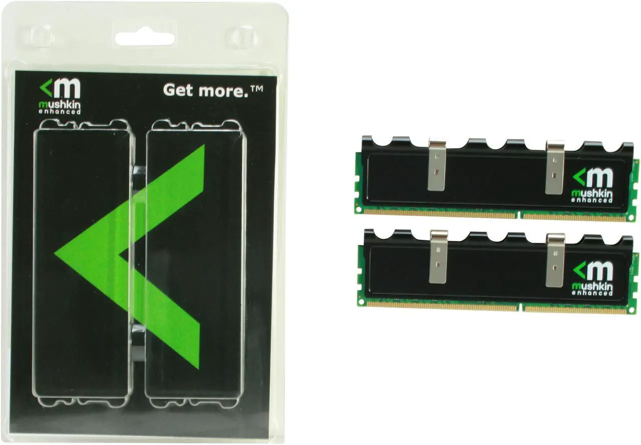Alt view image 3 of 3 - Mushkin Enhanced Blackline 4GB (2 x 2GB) DDR3 1600 (PC3 12800) Desktop Memory Model 996782