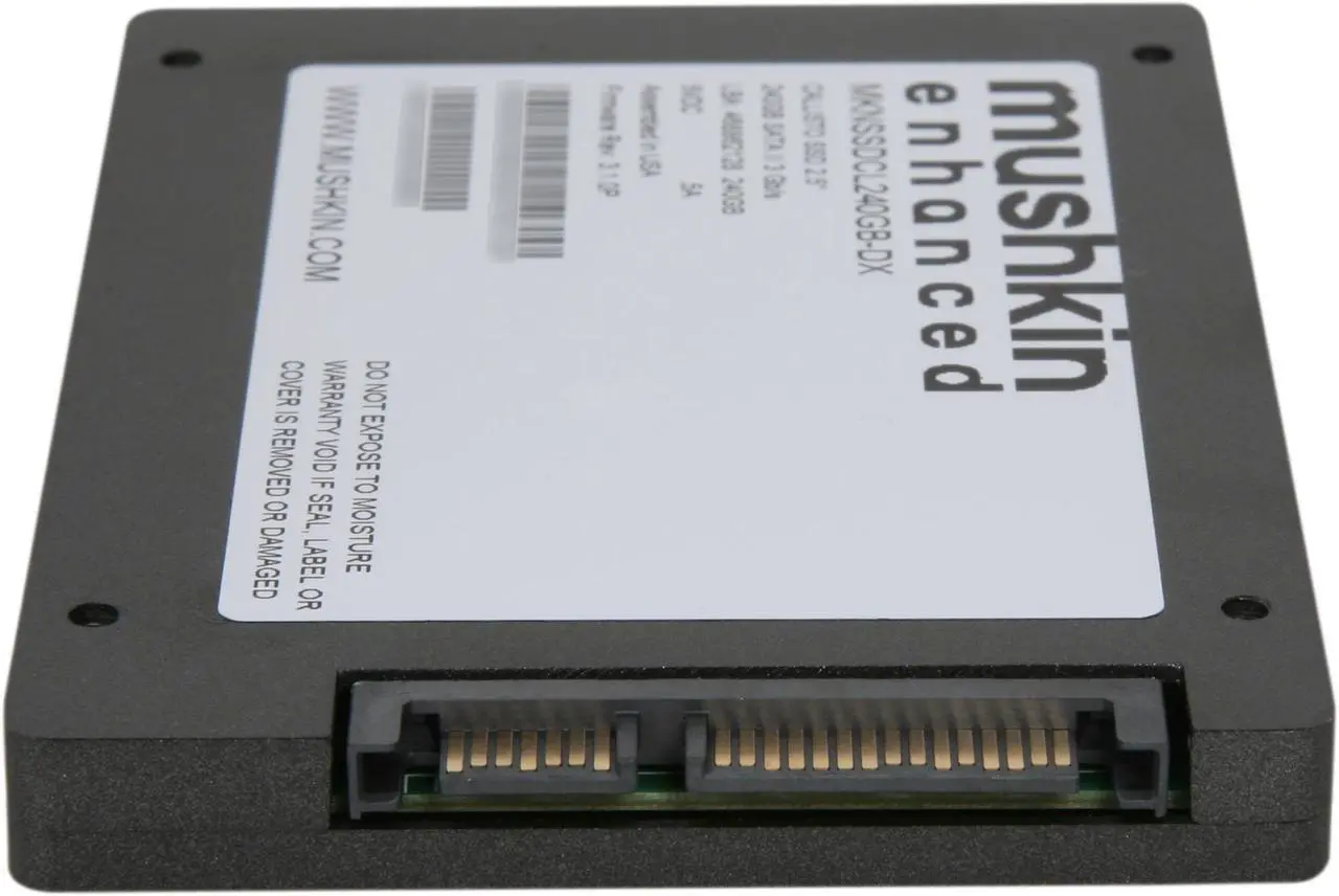 Alt view image 3 of 5 - Mushkin Enhanced Callisto Deluxe 2.5" 240GB SATA II MLC Internal Solid State Drive (SSD) MKNSSDCL240GB-DX