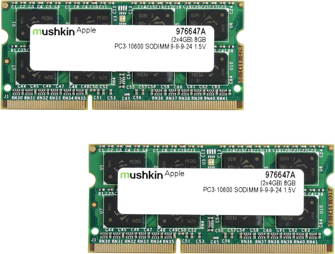 Mushkin Enhanced 8GB (2 x 4GB) DDR3 1333 (PC3 10600) Memory for Apple Model 976647A