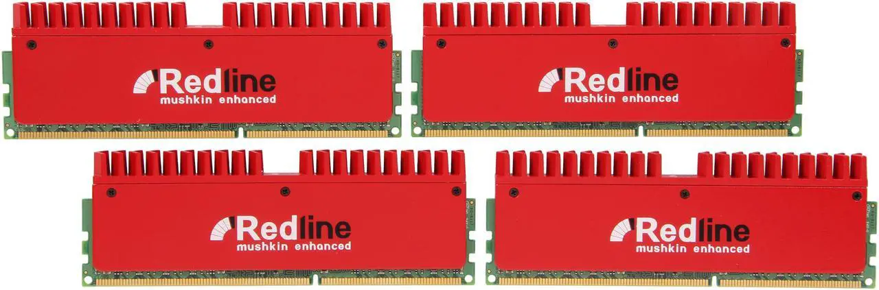 Main image of Mushkin Enhanced Redline 16GB (4 x 4GB) DDR3 2400 (PC3 19200) Desktop Memory Model 994084