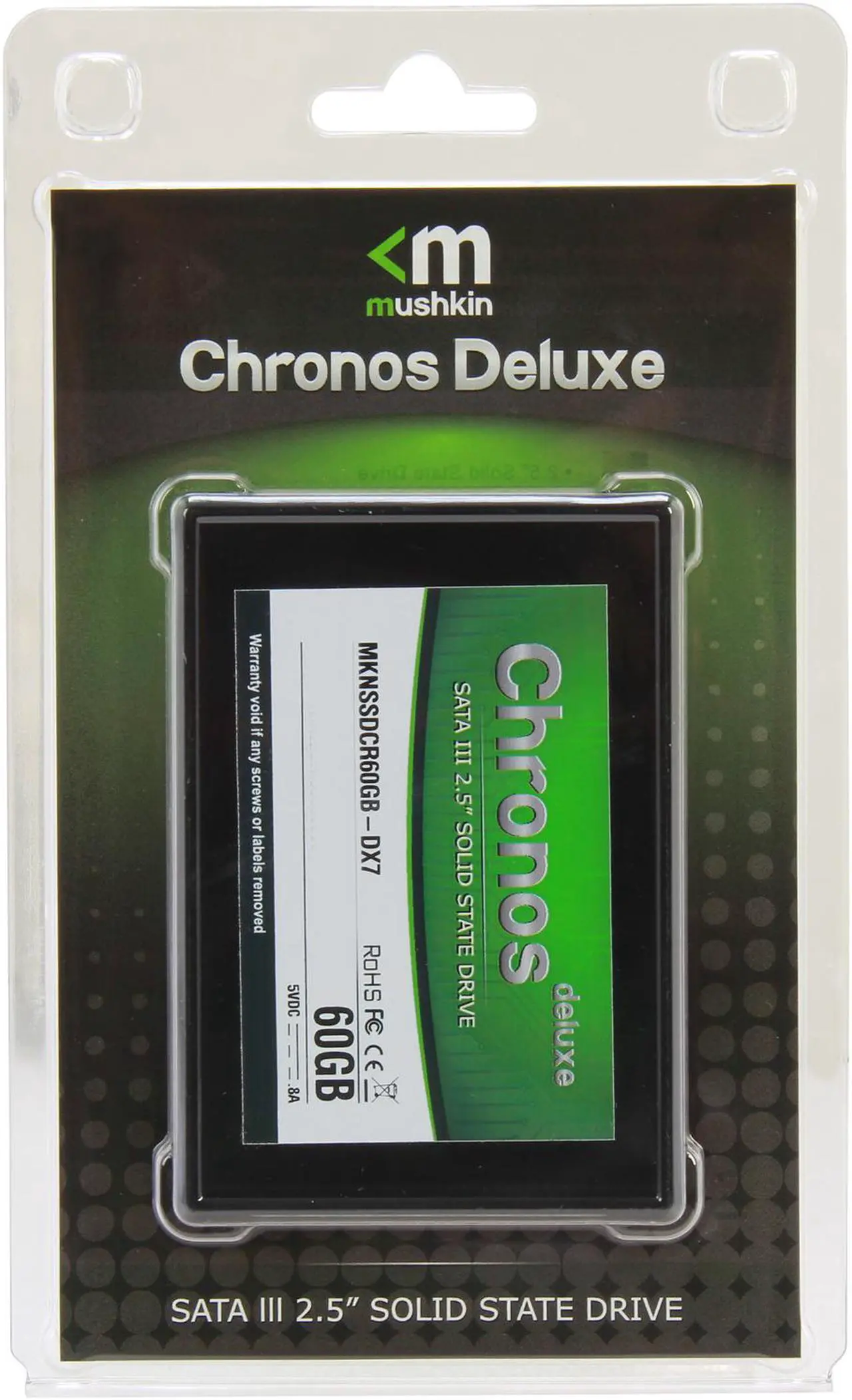 Alt view image 5 of 5 - Mushkin Enhanced 2.5" 60GB SATA III 7mm Internal Solid State Drive (SSD) MKNSSDCR60GB-DX7