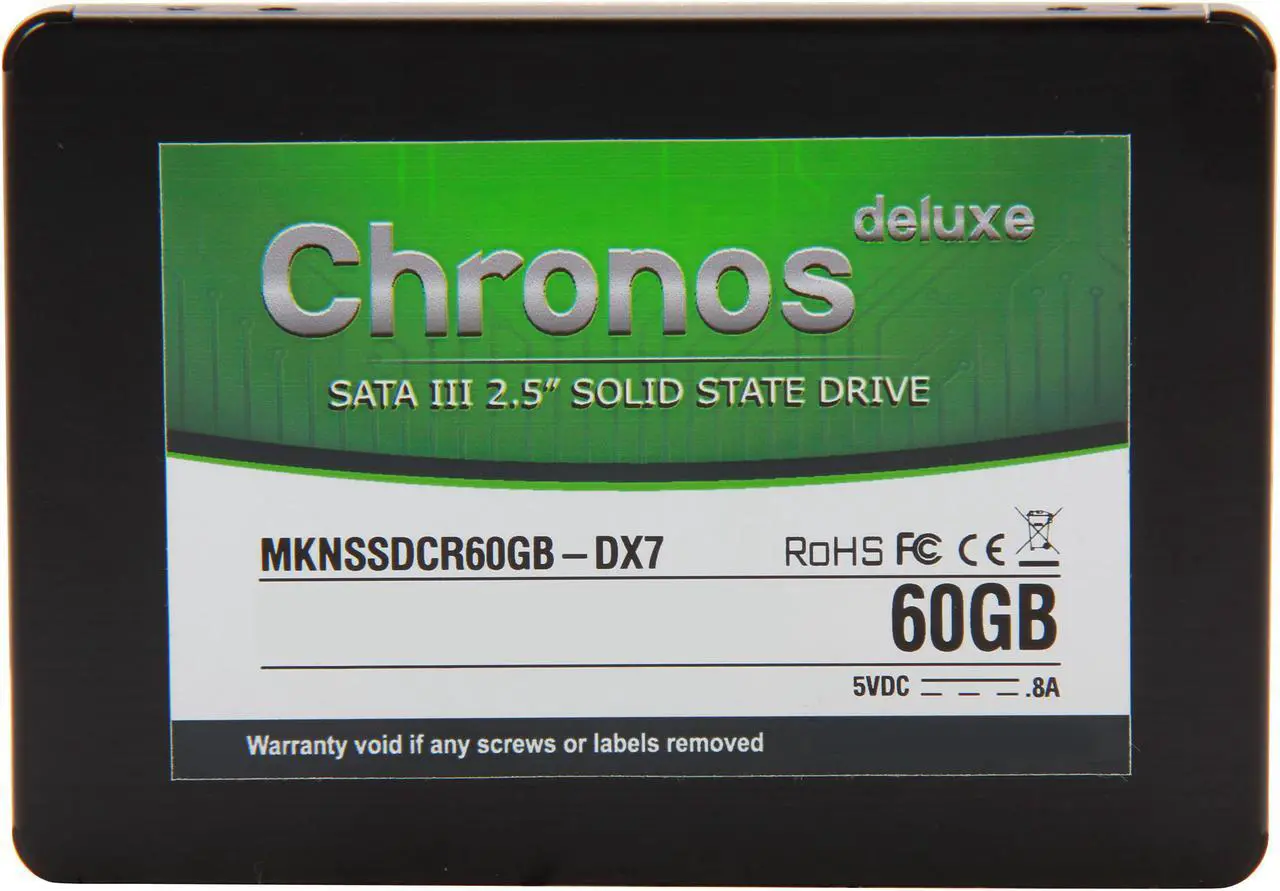 Alt view image 2 of 5 - Mushkin Enhanced 2.5" 60GB SATA III 7mm Internal Solid State Drive (SSD) MKNSSDCR60GB-DX7