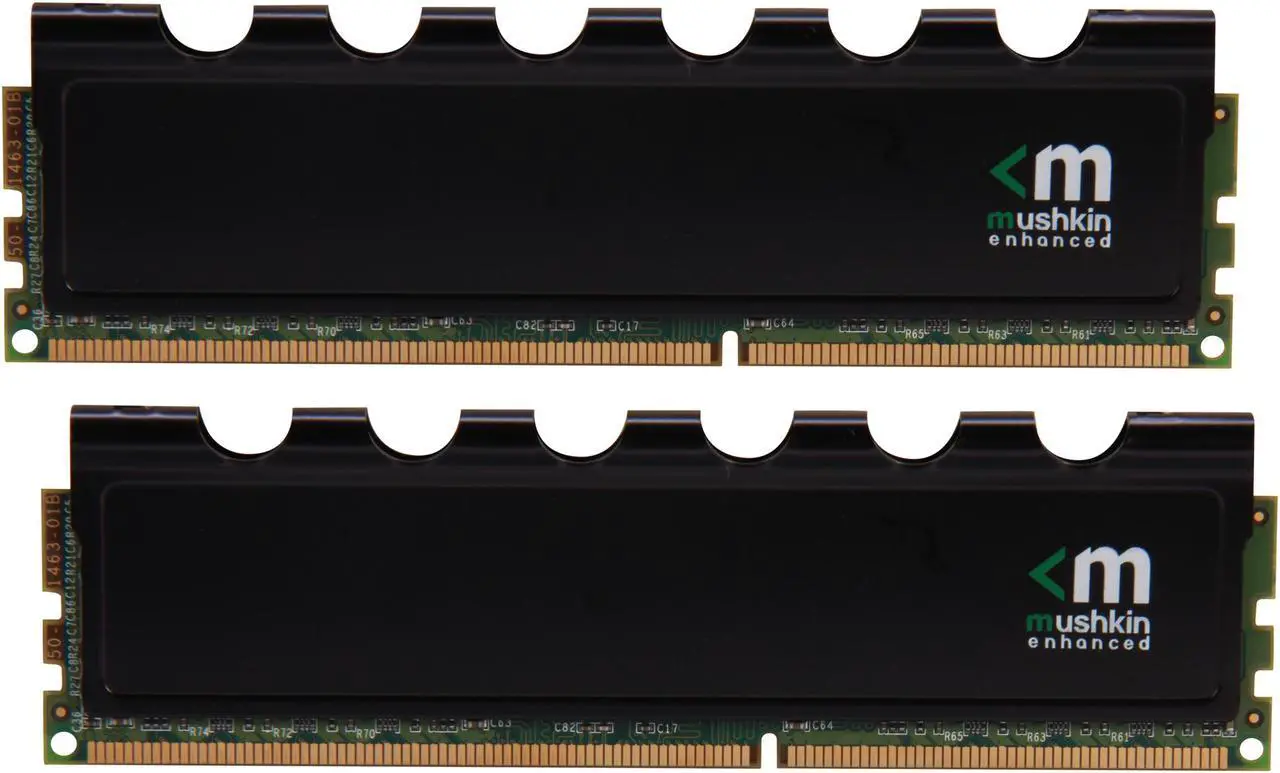 Alt view image 2 of 3 - Mushkin Enhanced Blackline 8GB (2 x 4GB) DDR3 2400 (PC3 19200) Desktop Memory Model 997092
