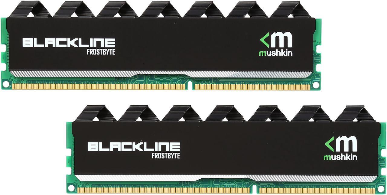 Mushkin Enhanced Blackline 16GB (2 x 8GB) DDR3 1600 (PC3 12800) Desktop Memory Model 997069F