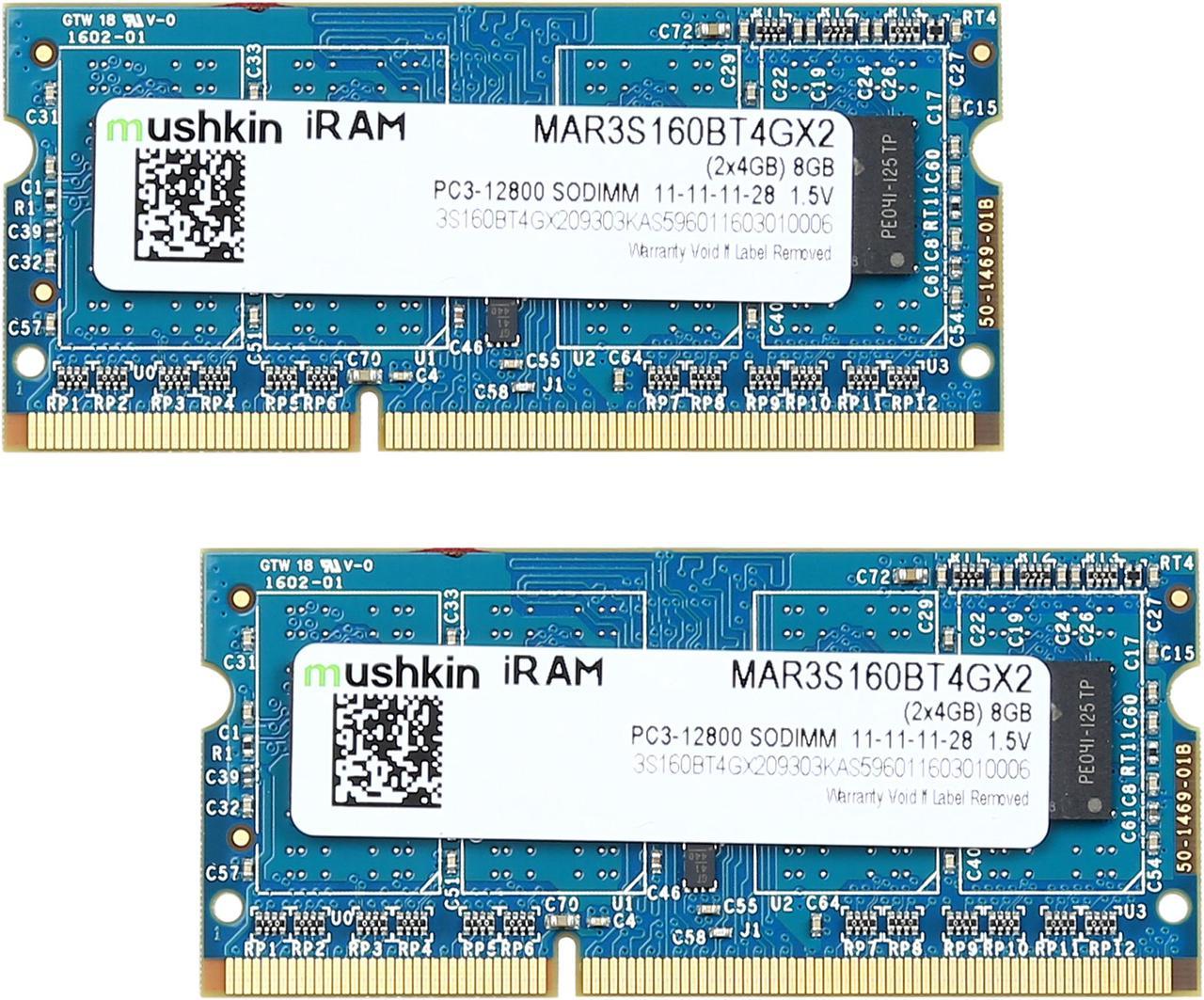 Mushkin Enhanced iRam 8GB (2 x 4GB) DDR3 1600 (PC3 12800) Memory for Apple Model MAR3S160BT4GX2