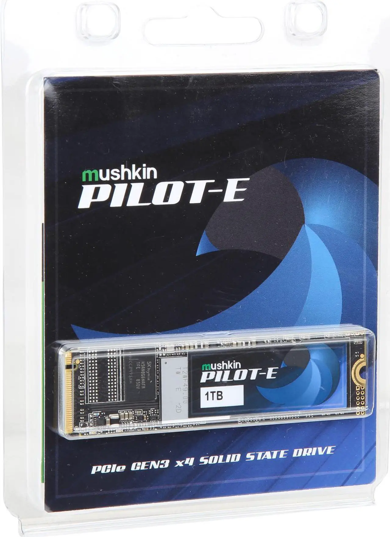 Alt view image 3 of 8 - Mushkin Pilot-E 1TB PCIe Gen3 x4 NVMe 1.3 M.2 (2280) Internal SSD - Up to 3,500MBs – Opal Data Encryption - MKNSSDPE1TB-D8