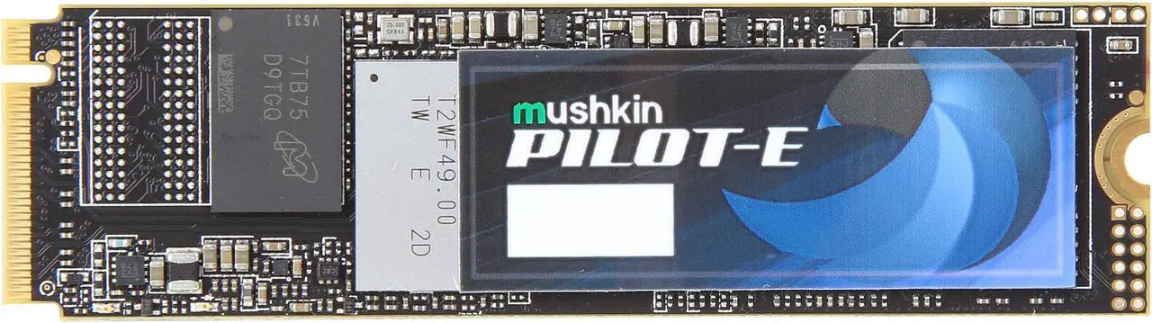 Main image of Mushkin Pilot-E 2TB PCIe Gen3 x4 NVMe 1.3 M.2 (2280) Internal SSD - Up to 3,500MBs - Opal Data Encryption - MKNSSDPE2TB-D8
