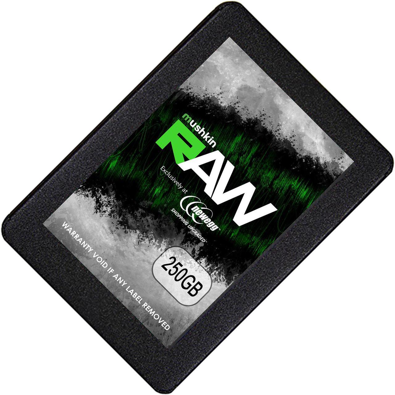 Alt view image 2 of 4 - Mushkin Enhanced RAW Series 2.5" 250GB SATA III 3D TLC Internal Solid State Drive (SSD) MKNSSDRW250GB