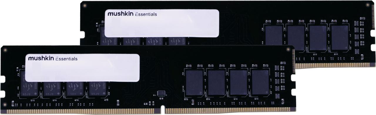 Mushkin Enhanced Essentials 64GB (2 x 32GB) DDR4 2933 (PC4 23400) Desktop Memory Model MES4U293MF32GX2