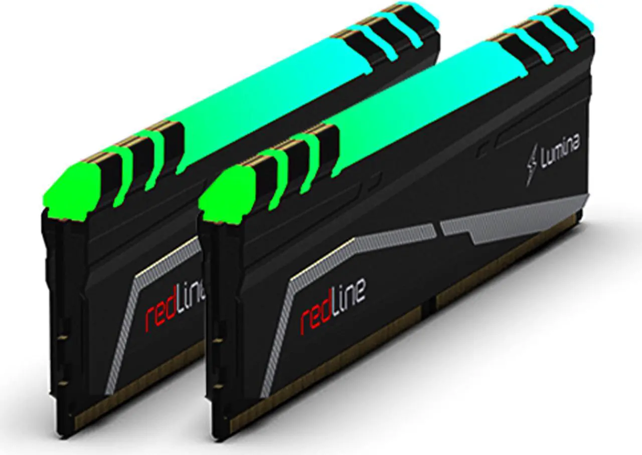 Alt view image 3 of 3 - Mushkin Enhanced RGB Redline 32GB (2 x 16GB) DDR4 3600 (PC4 28800) Desktop Memory Model MLA4C360JNNM16GX2