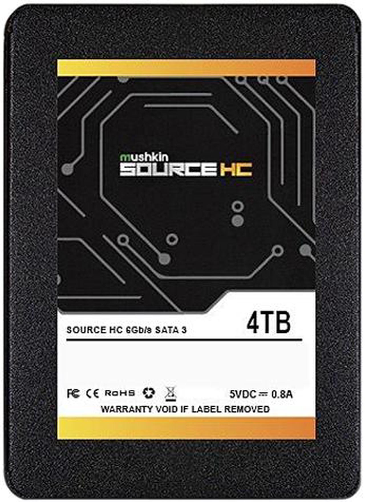 Mushkin Enhanced SOURCE HC 2.5" 4TB SATA III 3D TLC Internal Solid State Drive (SSD) MKNSSDHC4TB