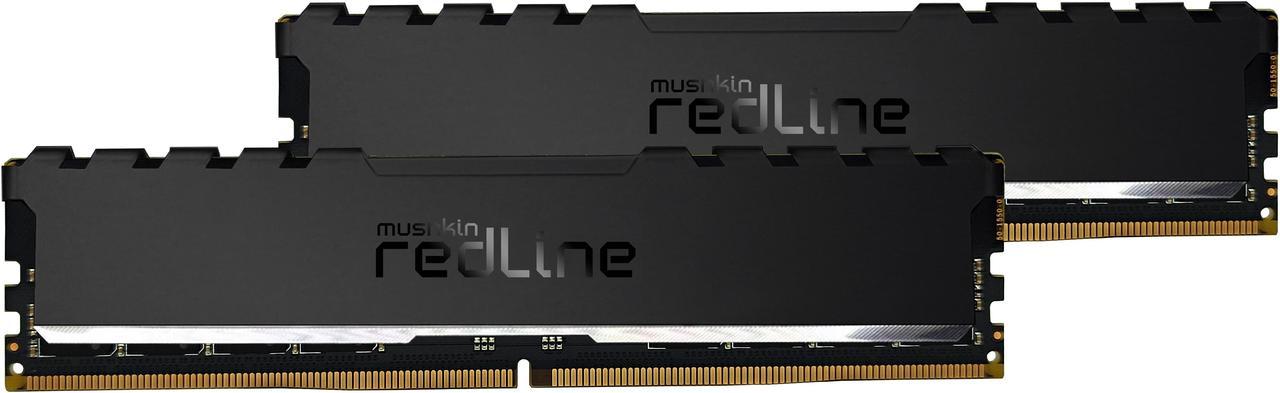 Mushkin Enhanced Redline Stiletto 64GB (2 x 32GB) 288-Pin PC RAM DDR4 3600 (PC4 28800) Desktop Memory Model MRF4U360JNNM32GX2