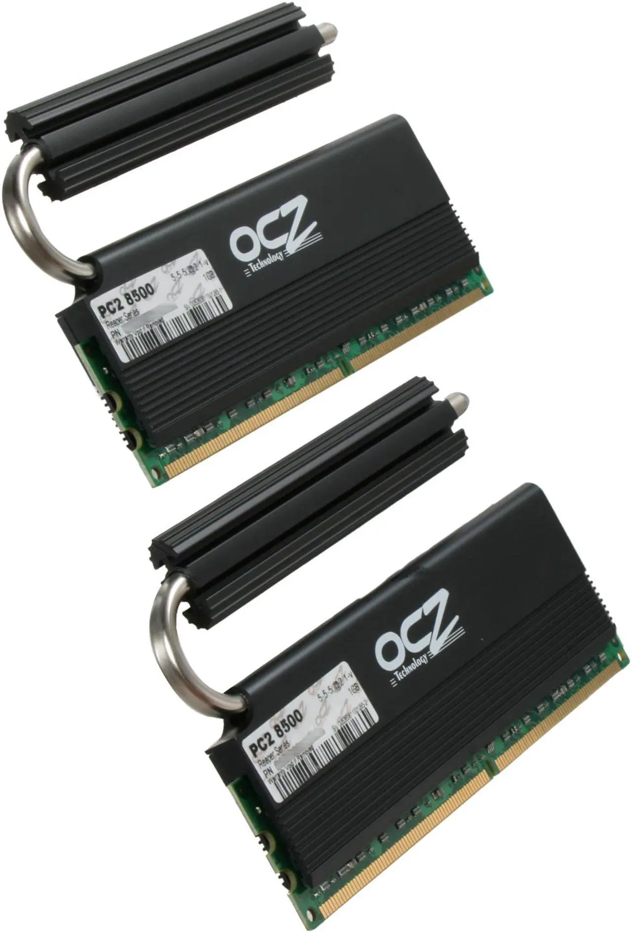 Main image of OCZ Reaper HPC 2GB (2 x 1GB) DDR2 1066 (PC2 8500) Dual Channel Kit Desktop Memory Model OCZ2RPR10662GK