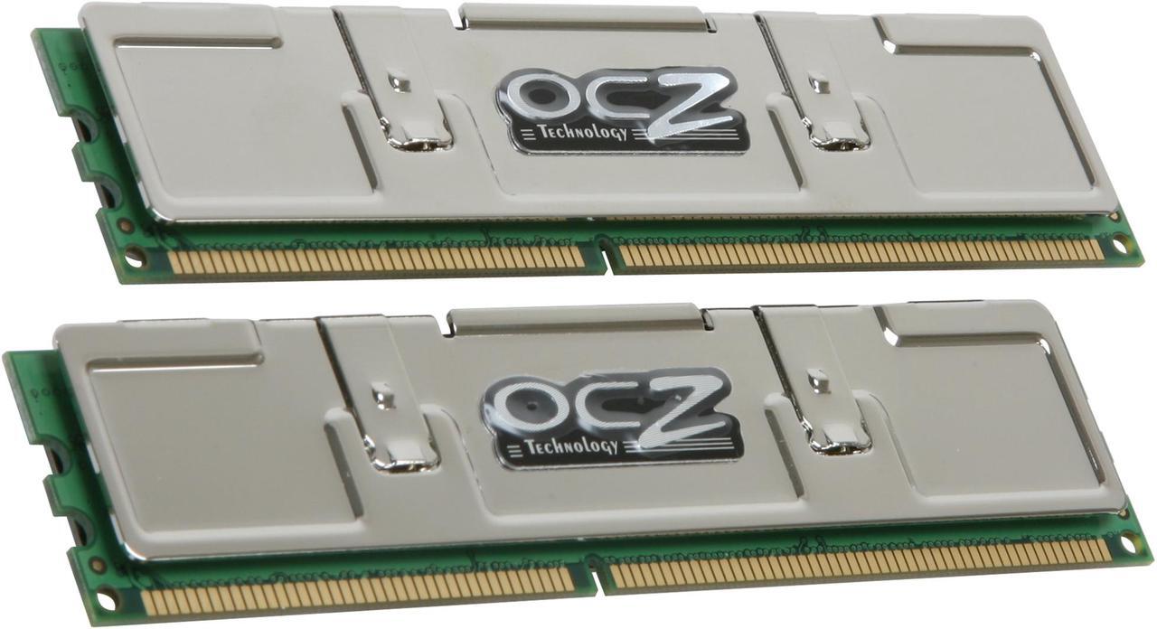 Main image of OCZ Platinum 2GB (2 x 1GB) DDR 400 (PC 3200) Dual Channel Kit Desktop Memory Model OCZ4002048ELDCPE-K