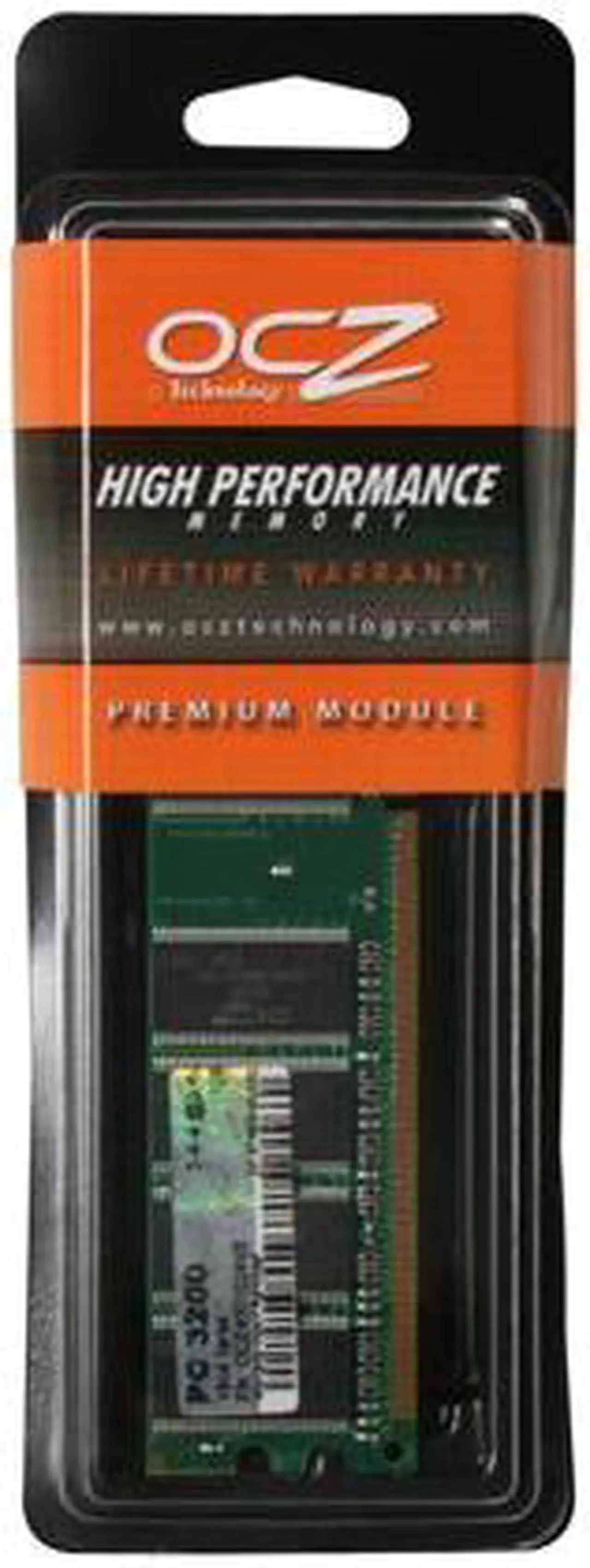 Alt view image 3 of 3 - OCZ Value Series 1GB DDR 400 (PC 3200) Desktop Memory Model OCZ4001024V3