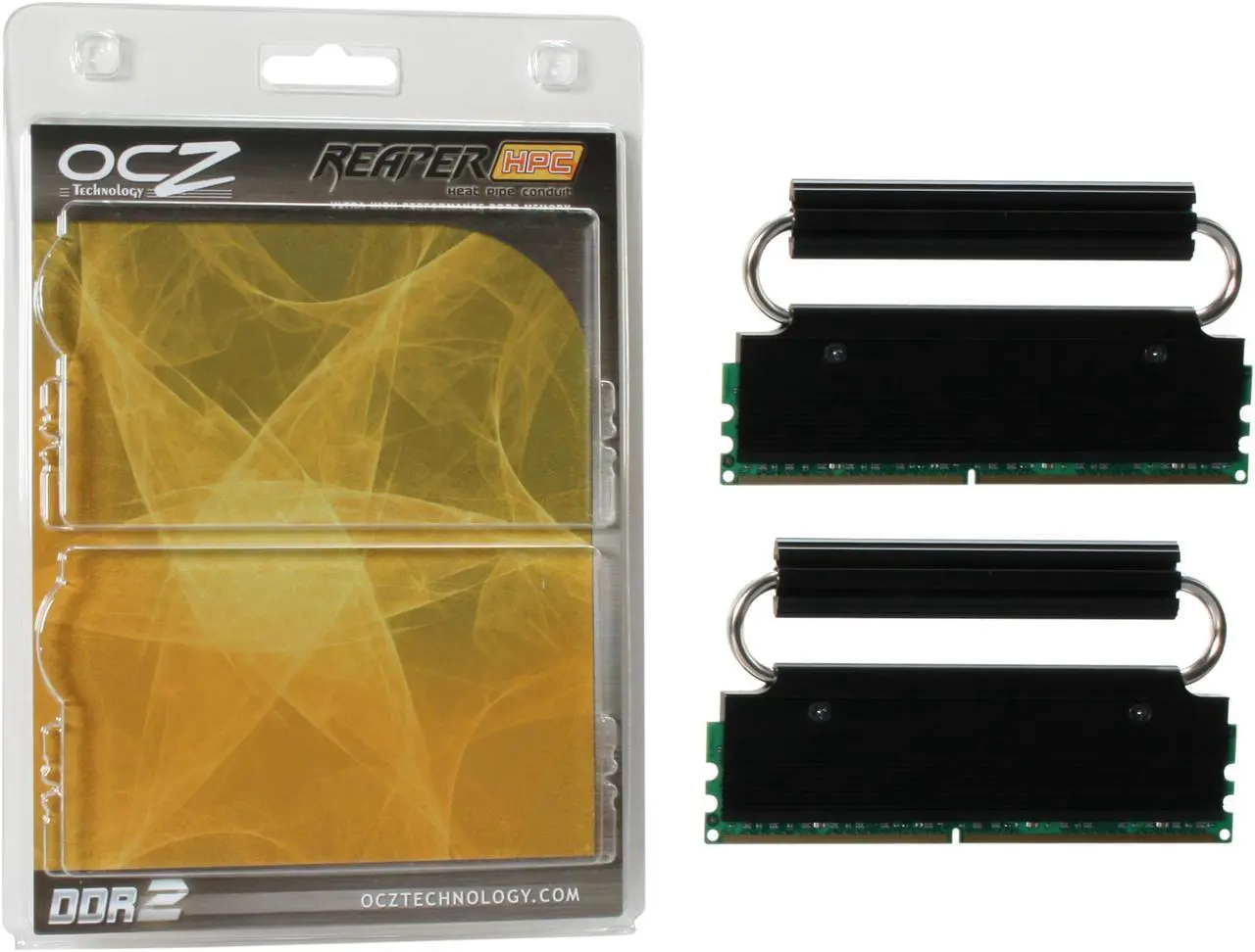 Alt view image 3 of 3 - OCZ Reaper HPC Edition 2GB (2 x 1GB) DDR2 800 (PC2 6400) Dual Channel Kit Desktop Memory Model OCZ2RPR8002GK