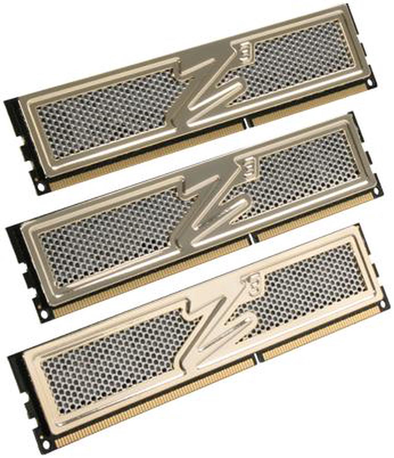 OCZ Gold 6GB (3 x 2GB) DDR3 1600 (PC3 12800) Low Voltage Desktop Memory Model OCZ3G1600LV6GK