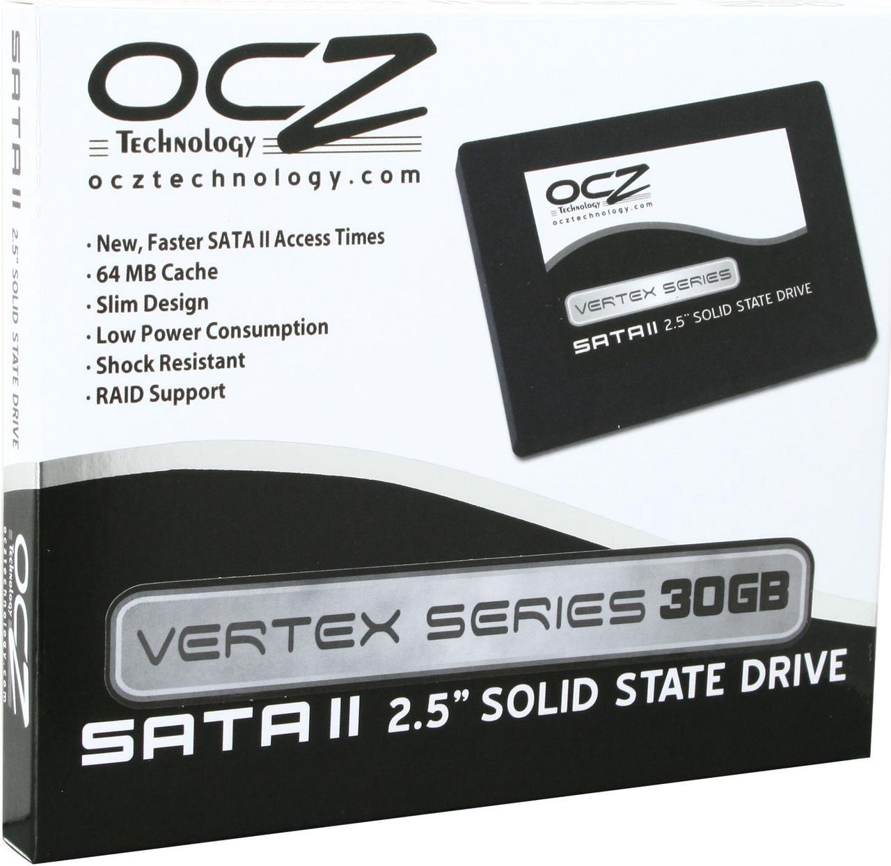 Main image of OCZ Vertex Series 2.5" 30GB SATA II MLC Internal Solid State Drive (SSD) OCZSSD2-1VTX30GXXX