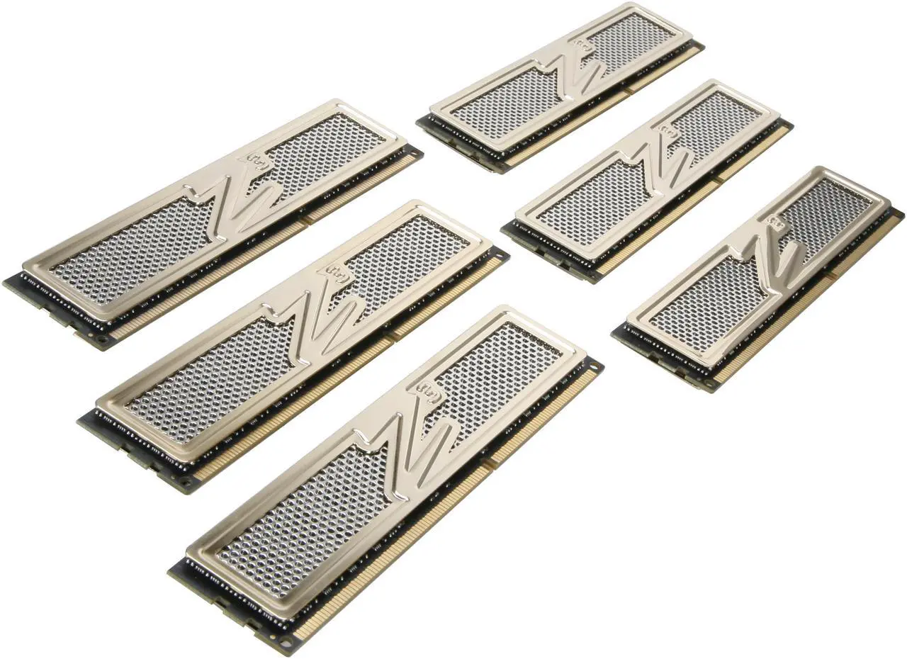 Main image of OCZ Gold 12GB (6 x 2GB) DDR3 1600 (PC3 12800) Low Voltage Desktop Memory Model OCZ3G1600LV12GS